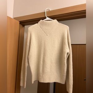 Cream/white size small madewell sweater. New with tags.